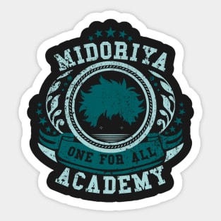 Midoriya Academy Sticker